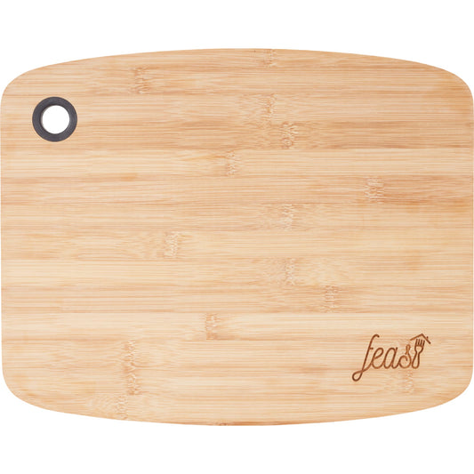 Large Bamboo Cutting Board with Silicone Grip