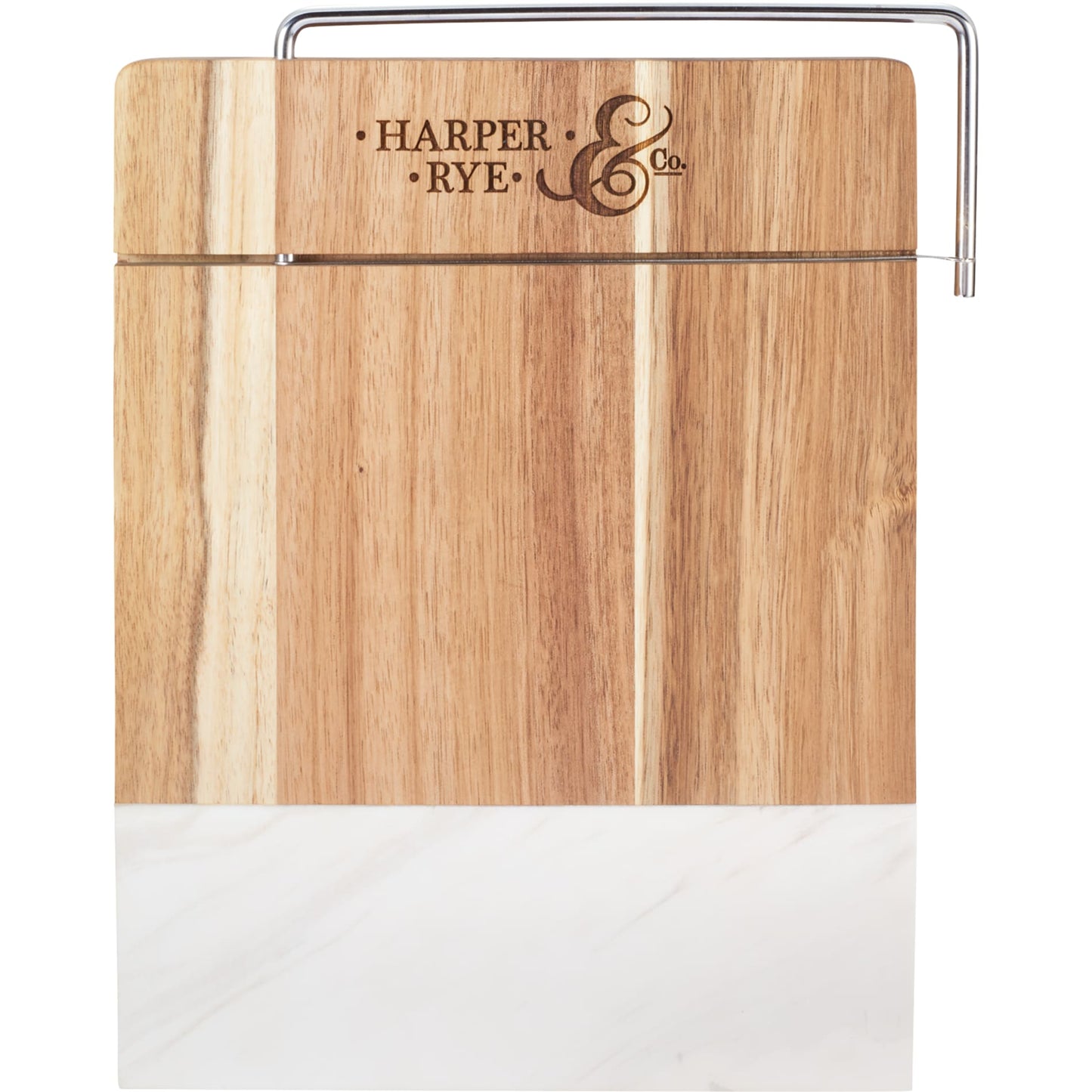 Marble and Acacia Wood Cheese Cutting Board