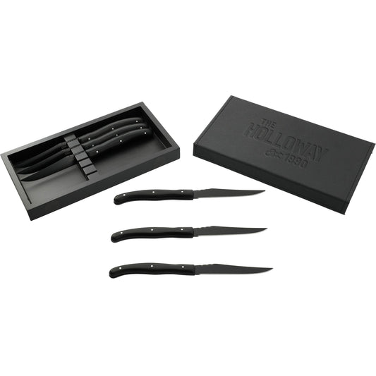 Modena Black Knife Set