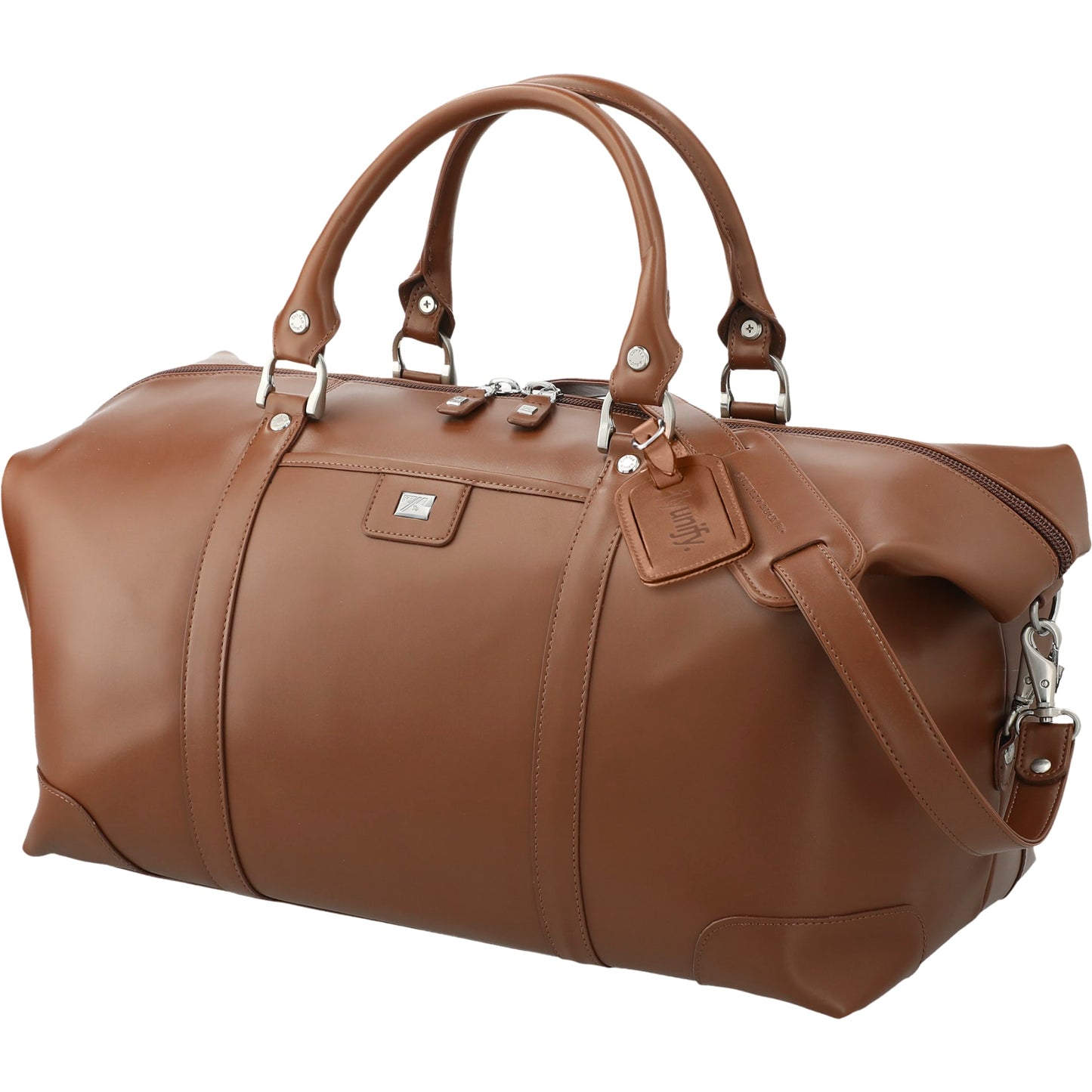 Cutter & Buck 19" Leather Weekender Duffel Bag