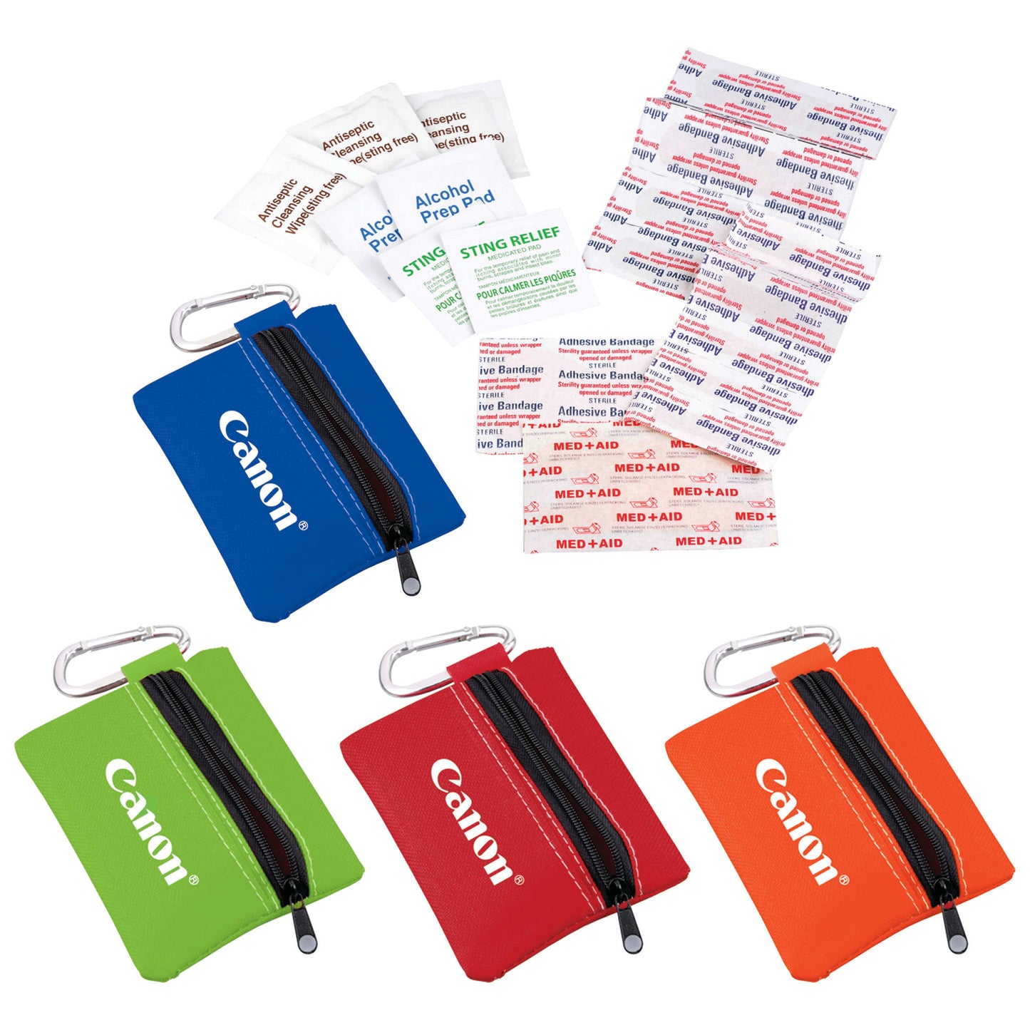 Zippered 20-Piece First Aid Pouch