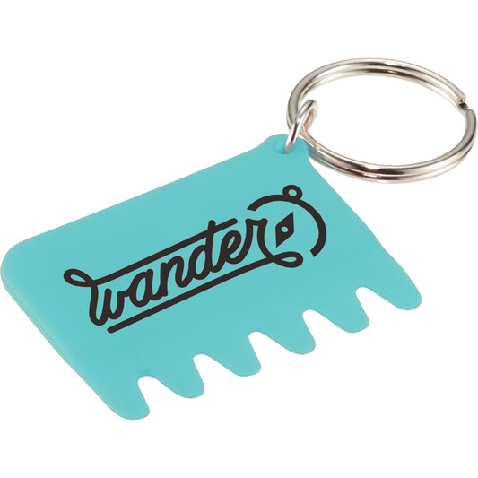 Silicone Keyboard Brush Key Ring