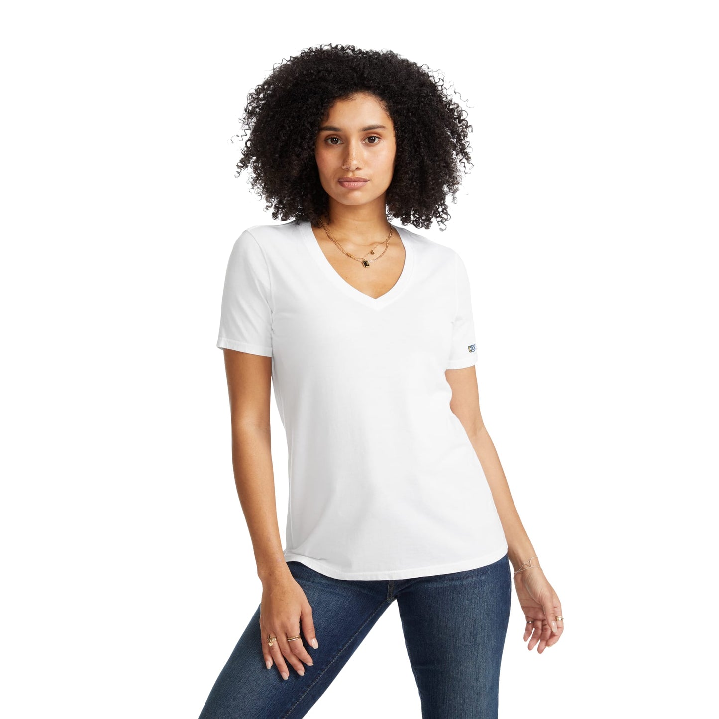 American Giant Classic Cotton V-Neck T - Women